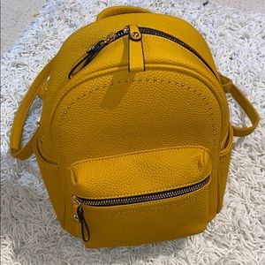 Vegan leather backpack
